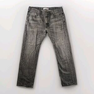 Vintage Levi's 505 Jeans Men's Size 38x34 Black Cotton‎ Denim Straight Fit Y2K